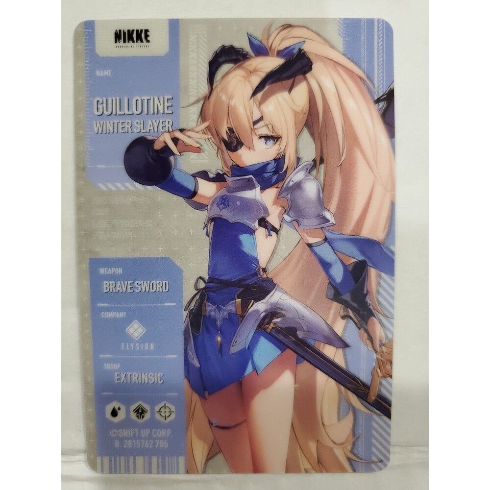 Guillotine NIKKE The Goddess of Victory Metallic Pass Collection Ver.3